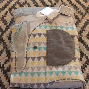 Elephant baby blanket